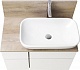 Акватон Мебель для ванной Мишель 80 дуб эндгрейн/белый с раковиной Infinity – фотография-18